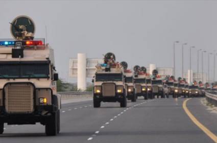 دخول "قوات درع الجزيرة" الى البحرين