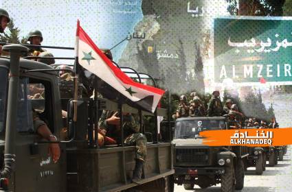 الجيش السوري في "المزيرب": إسرائيل تدق ناقوس الخطر!