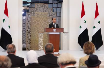 الأسد بعد القسَم.. تريث لاختيار حكومة قوية وقادرة