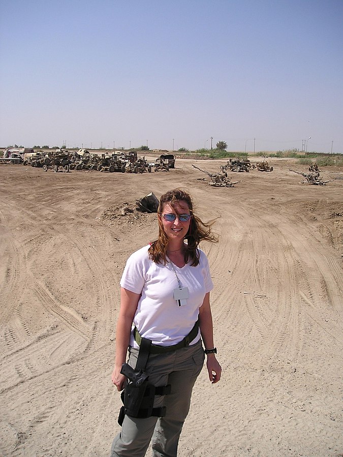 خلال عملها في العراق